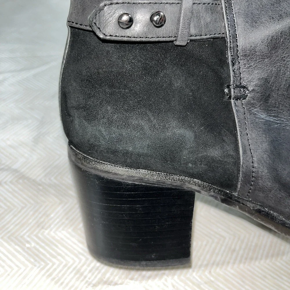 Sperry Women's Ambrose Ankle Boots Size 9.5 M Black‎ Suede Leather STS90524
